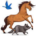 caballo de montar peruano de paso gris claro