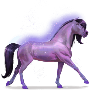 caballo del arco iris brave purple