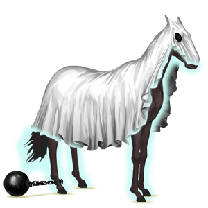 caballo de montar fantasma