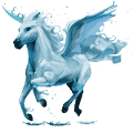 pegaso de montar elemento de agua