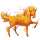 caballo de montar elemento de fuego