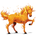 unicornio de tiro elemento de fuego