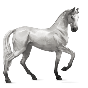 caballo de montar tennessee walker bayo tostado