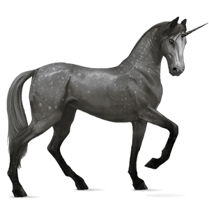 unicornio de montar bayo cereza