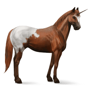 unicornio de montar apalosa blanket alazán