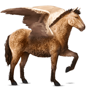 pegaso de montar tennessee walker bayo tostado