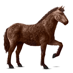 caballo de tiro shire negro