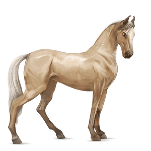 caballo de montar tennessee walker palomino