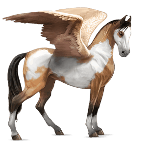 pegaso de montar cuarto de milla alazán