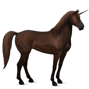 unicornio de montar pura raza española gris tordo