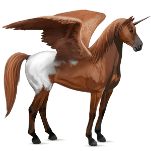 unicornio de montar alado mustang blanket bayo cereza