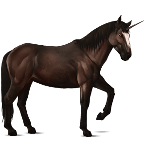 unicornio de montar silla francesa roano