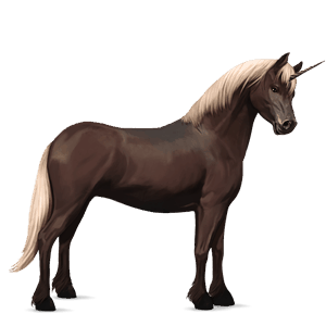 unicornio poni poni de terranova alazán