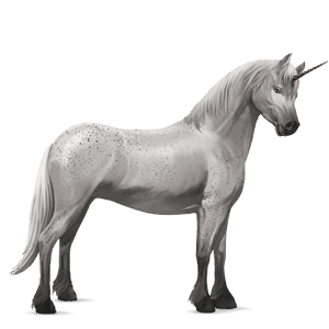 unicornio poni negro