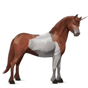 unicornio poni welsh negro