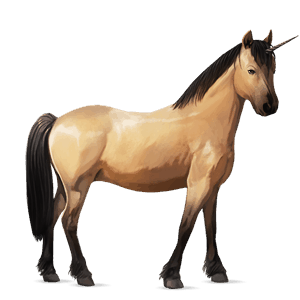 unicornio poni bayo