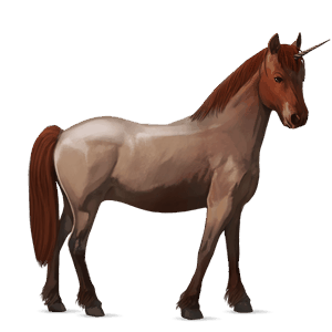 unicornio poni palomino