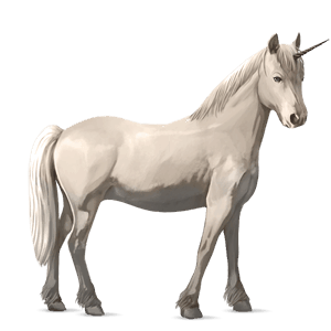 unicornio poni gris claro