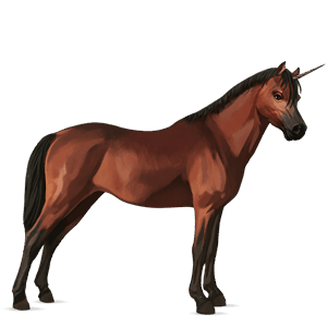 unicornio poni bayo cereza