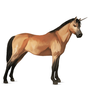 unicornio poni gris tordo