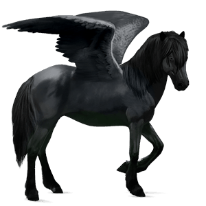 pegaso de montar mustang algunas manchas