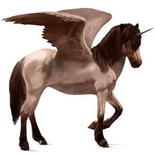 unicornio de montar alado pío tovero palomino