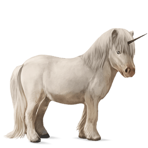 unicornio poni palomino
