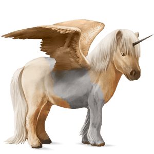 unicornio poni alado  kerry bog palomino