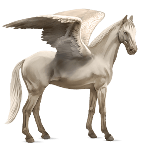 pegaso de montar tennessee walker gris claro