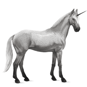 unicornio de montar hanoveriano bayo cereza