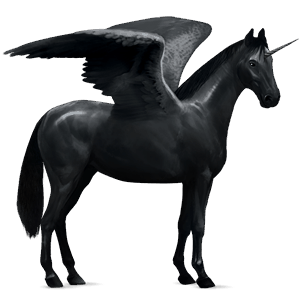 unicornio de montar alado peruano de paso palomino