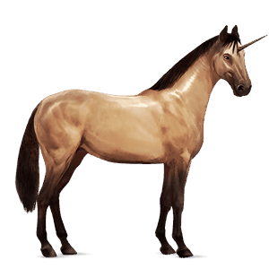 unicornio de montar holstein bayo