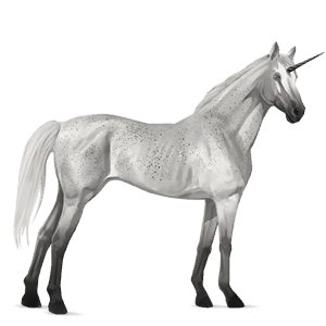 unicornio de montar hanoveriano bayo cereza