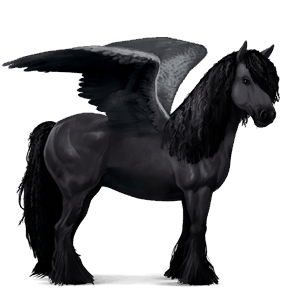 pegaso de montar tennessee walker negro
