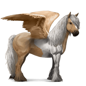 pegaso de montar roano