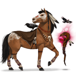 caballo de montar chamán