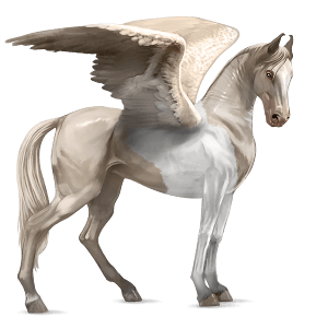 pegaso de montar mustang alazán