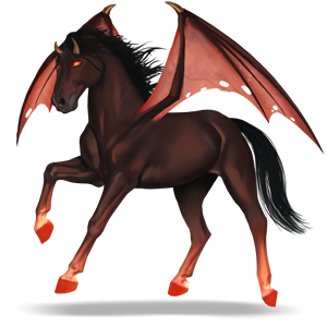 unicornio de montar Ángel demoniaco