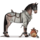 caballo de montar pelaje de máscara de hierro