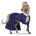 unicornio de montar pelaje de sra. hudson