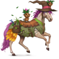 caballo de montar bruja herbolaria