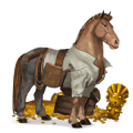 unicornio poni quarter poni roano