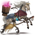 poni quarter poni gris tordo