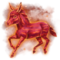 caballo divino enana marrón
