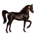 unicornio poni poni de silla belga alazán