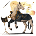 poni pegaso gris ratón
