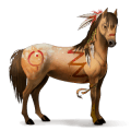 unicornio de montar tennessee walker isabelo