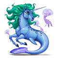 unicornio de tiro shire negro