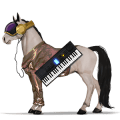 pegaso de montar lusitano bayo tostado