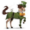 unicornio poni fjord brunblakk